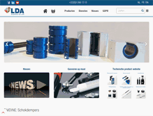 Tablet Screenshot of lda.be